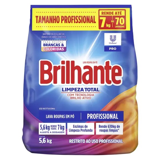 Unilever Brilhante em Pó 5,6kg